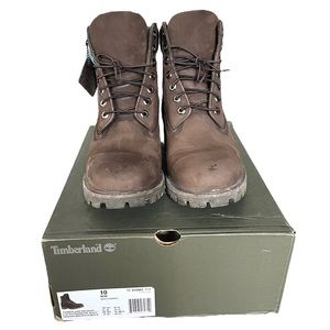 Timberland Premium 6 In Waterproof Winter Boot,Men, medium Brown Nubuck, 10,